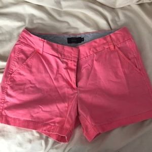 Neon Pink J.Crew chino Shorts Size 10